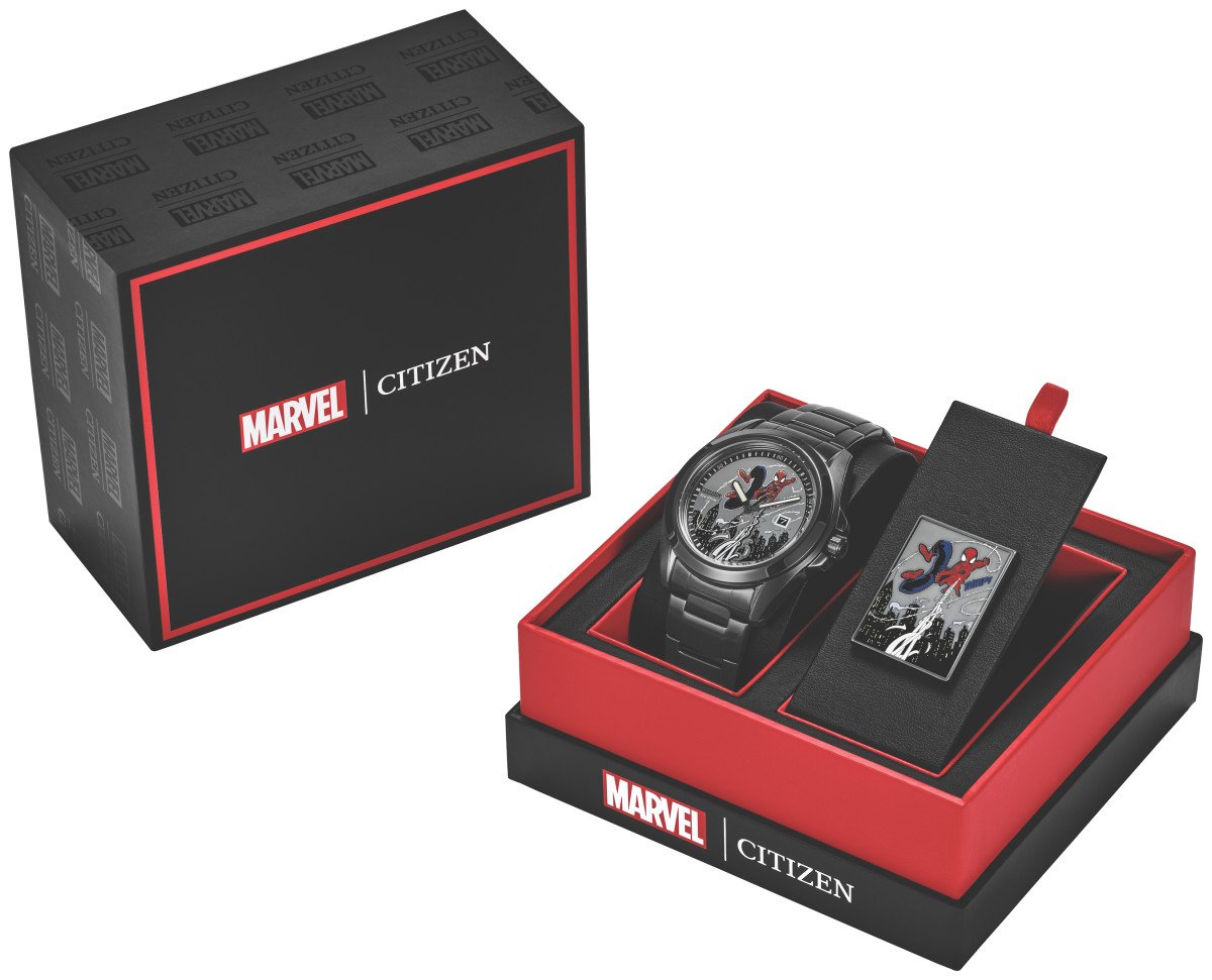 Citizen Unveils a Limited-Edition Spider-Man Timepiece Featuring Original Artwork by Marvel Illustrator Kubert