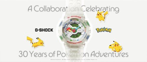   CASIO RELEASES G-SHOCK × POKÉMON WATCH