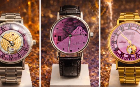 The World's First 18K Purple Gold Dial Watch Launched