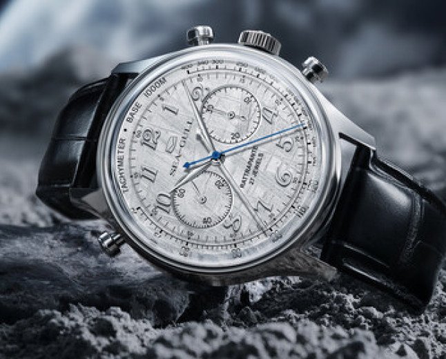A KICKSTARTER FIRST: SEA-GULL DEBUTS METEORITE RATTRAPANTE CHRONOGRAPH LIMITED EDITION