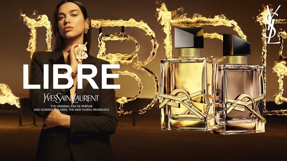  DUA LIPA FRONTS NEW YSL BEAUTY LIBRE FLOWERS & FLAMES CAMPAIGN