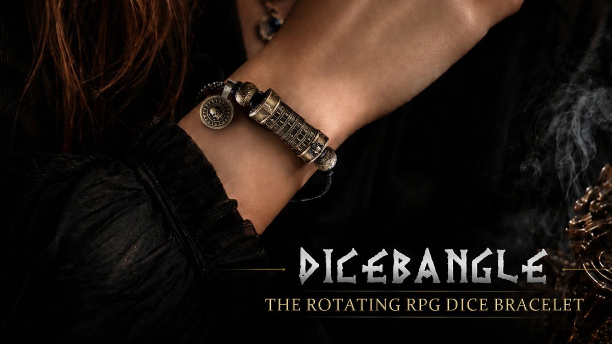   DICEBANGLE TURNS D4-D100 INTO A WEARABLE RPG BRACELET, HITS £10K ON KICKSTARTER DAY ONE