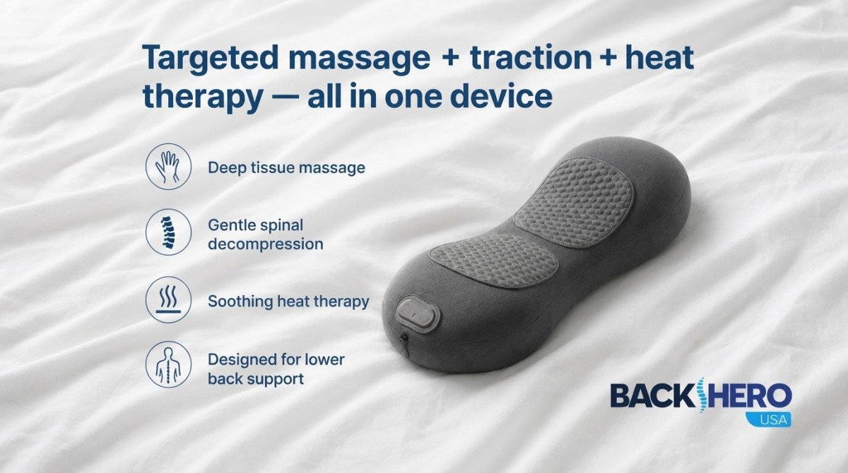  BACK HERO USA INTRODUCES TRIPLE FUSION BACK MASSAGER — A THREE-IN-ONE AT-HOME SOLUTION FOR BACK PAIN AND MUSCLE TENSION