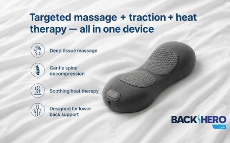  BACK HERO USA INTRODUCES TRIPLE FUSION BACK MASSAGER — A THREE-IN-ONE AT-HOME SOLUTION FOR BACK PAIN AND MUSCLE TENSION