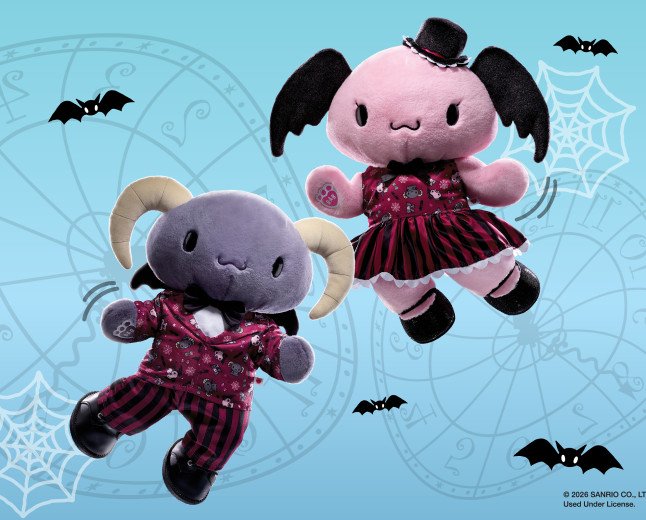 BUILD-A-BEAR DEBUTS EXCLUSIVE LLOROMANNIC PLUSH AS PART OF NEW SANRIO HALLOWEEN COLLECTION FOR THE FIRST TIME EVER IN SELECT COUNTRIES
