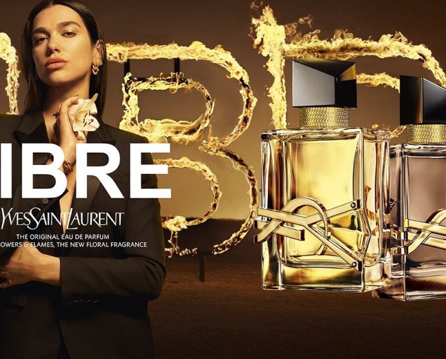  DUA LIPA FRONTS NEW YSL BEAUTY LIBRE FLOWERS & FLAMES CAMPAIGN