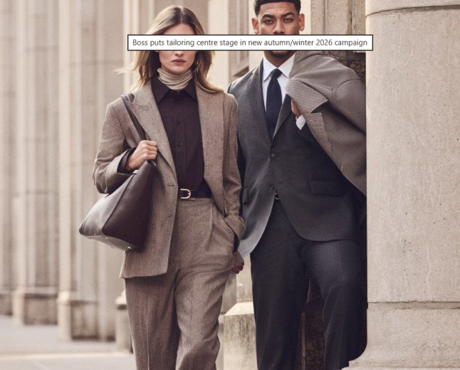   BOSS PUTS TAILORING CENTER STAGE IN NEW AUTUMN/WINTER 2026 CAMPAIGN