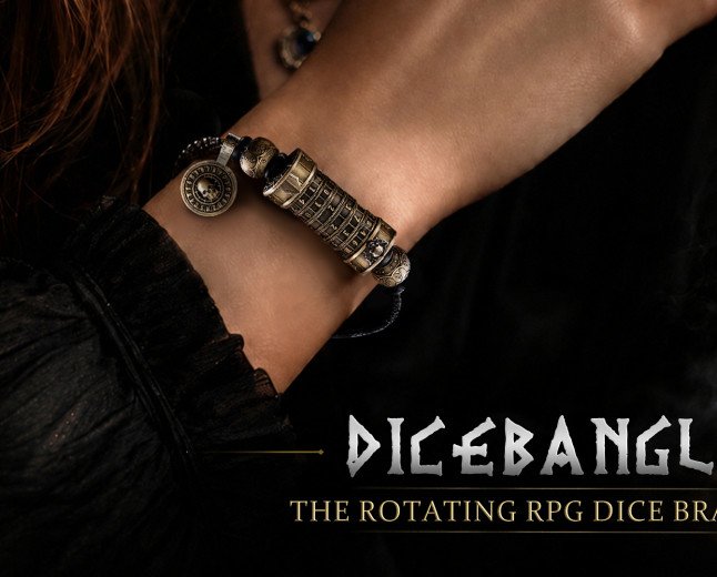   DICEBANGLE TURNS D4-D100 INTO A WEARABLE RPG BRACELET, HITS £10K ON KICKSTARTER DAY ONE