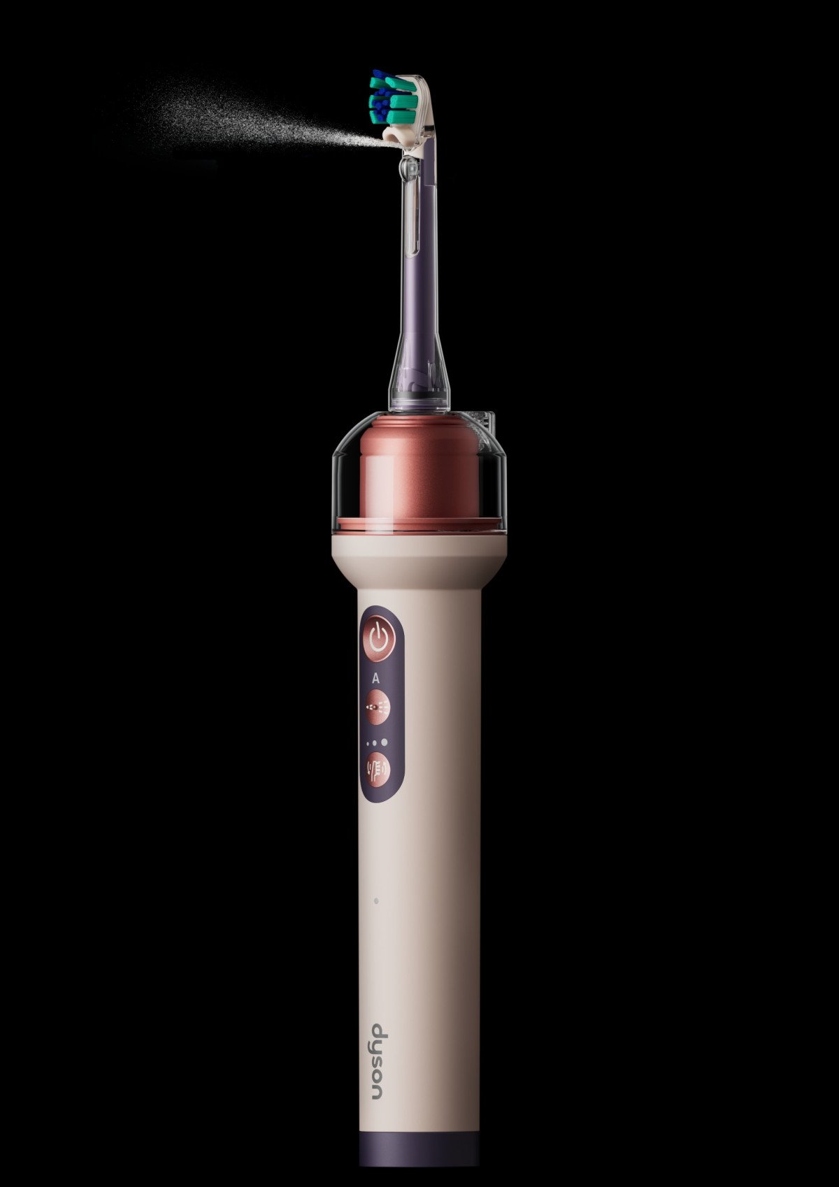  DYSON CAMERAJET: THE FIRST TOOTHBRUSH WITH A CAMERA AND A JET, TO TARGET THE GAPS AND REMOVE PLAQUE BETWEEN YOUR TEETH