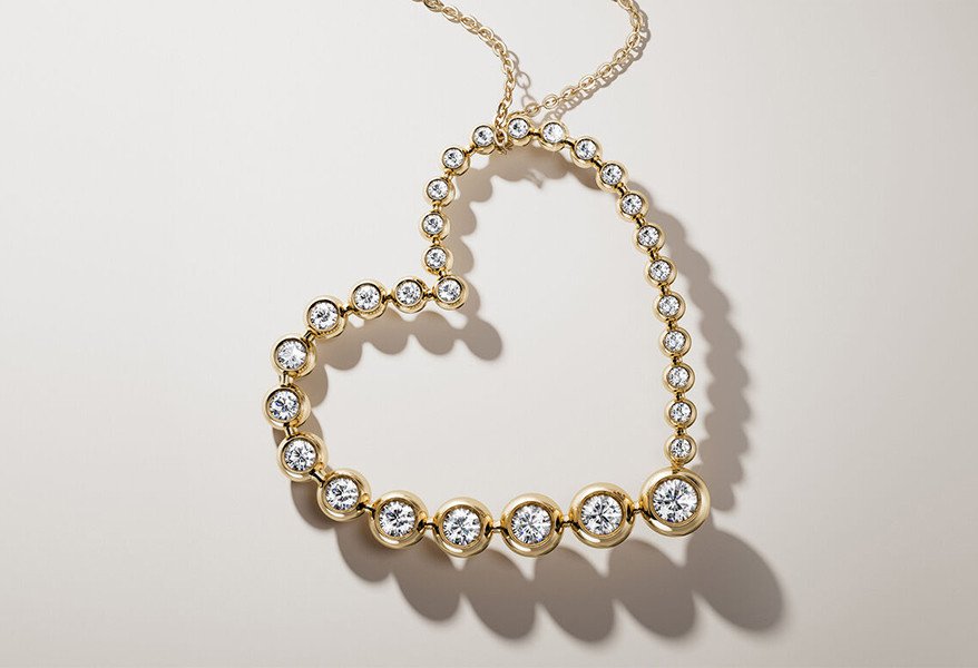   HEARTS ON FIRE LAUNCHES SPECIAL EDITION 30TH ANNIVERSARY HEART PENDANT