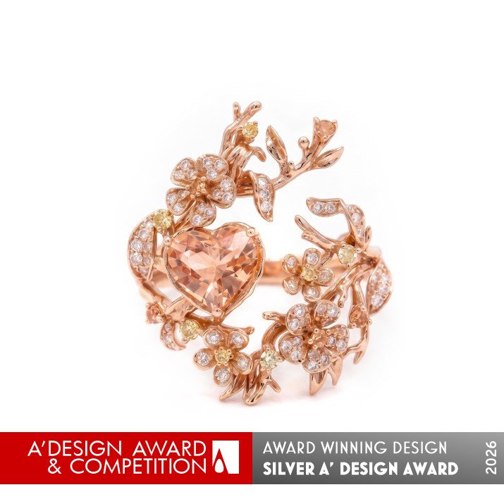   HEART IN BLOOM BY YI XIONG WINS SILVER IN A' JEWELRY DESIGN AWARD