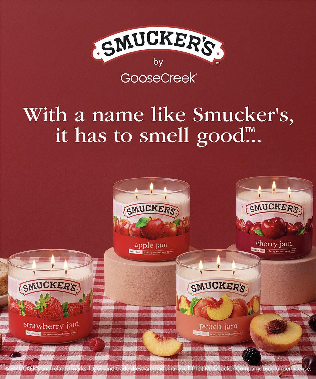  GOOSE CREEK SPREADS SOMETHING SWEET WITH THE NEW SMUCKER'S CANDLE COLLECTION