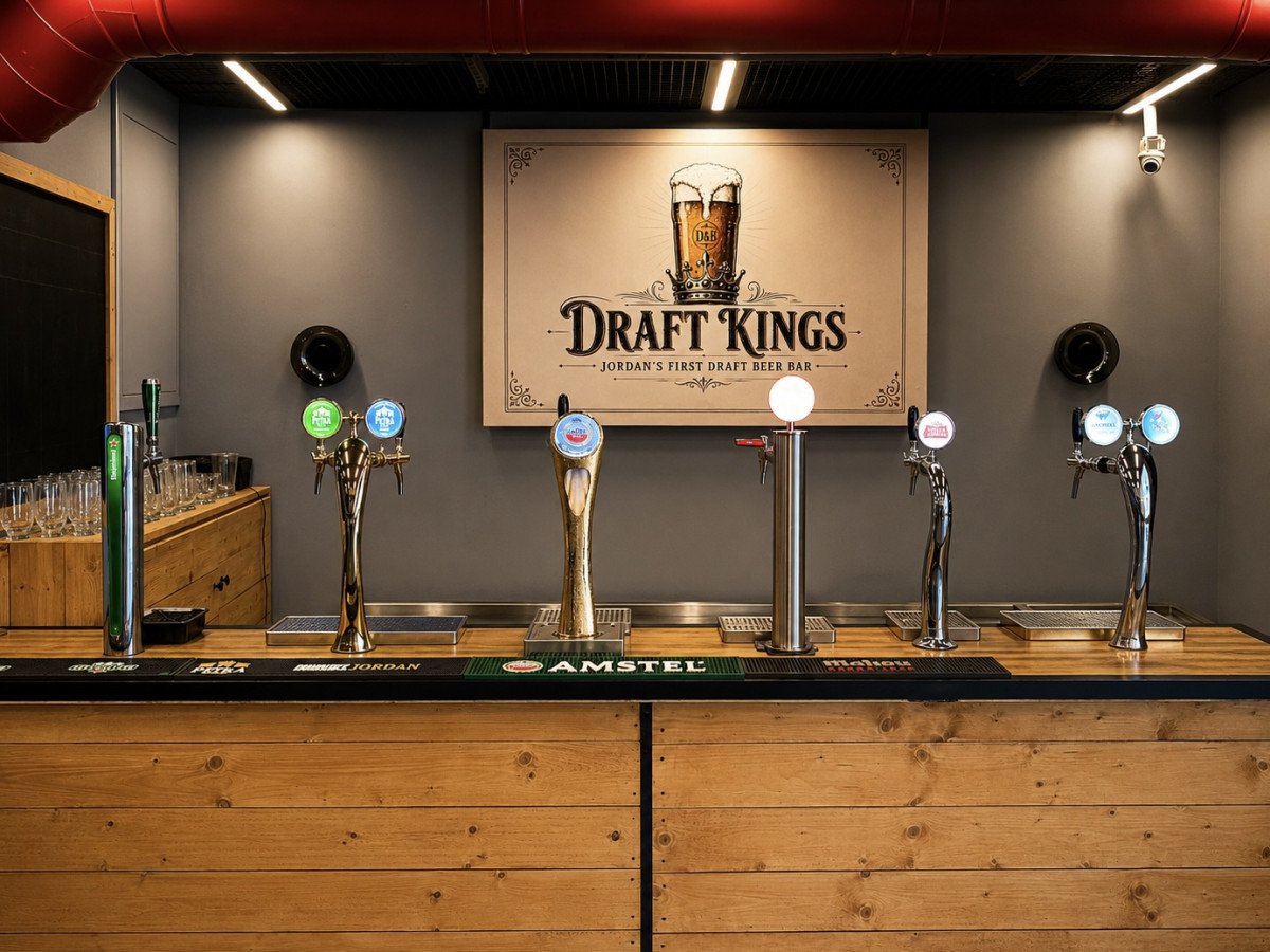   JORDAN'S FIRST DRAFT BEER BAR OPENS IN AMMAN