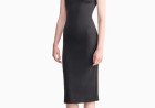  DRESS SHORT-SLEEVED SHEATH IN DOUBLE-STRETCH VIRGIN WOOL FROM GIORGIO ARMANI