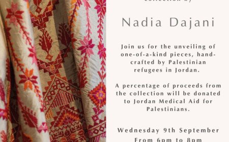 NADIA DAJANI INTRODUCES SPECIAL COLLECTION CRAFTED BY PALESTINIAN REFUGEES IN JORDAN