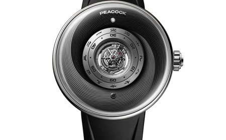   PEACOCK TAI CHI CURVED GUILLOCHÉ TRIPLE-AXIS TOURBILLON WATCH [LIMITED]