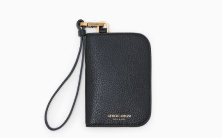 BIFOLD WALLET IN GRAINED LEATHER BY GIORGIO ARMANI