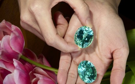   THE WORLD'S LARGEST MATCHED PAIR OF FLAWLESS, UNHEATED PARAIBA TOURMALINES GO TO AUCTION AT SOTHEBY'S