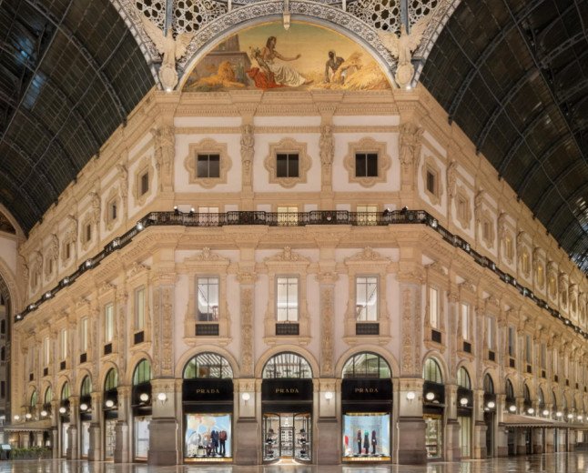 PRADA OPENS MULTI-FLOOR PRADA GALLERIA IN MILAN'S HISTORIC SHOPPING ARCADE