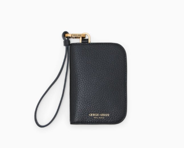  BIFOLD WALLET IN GRAINED LEATHER BY GIORGIO ARMANI