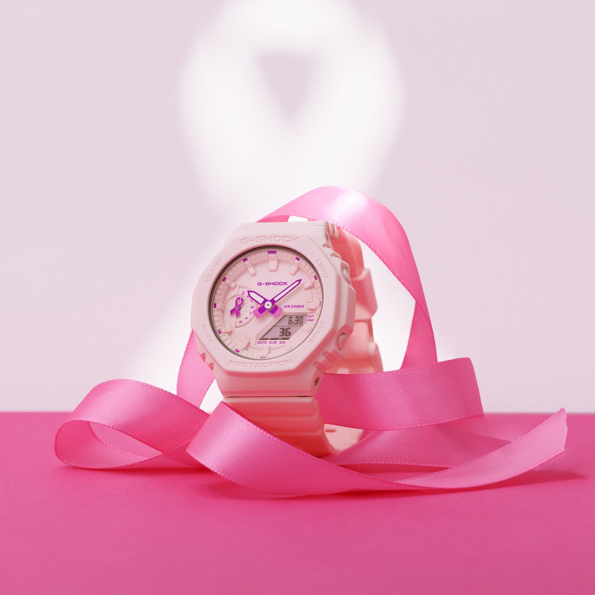  G-SHOCK'S PINK RIBBON MODEL RETURNS: THE GMAS2100PR FUELS THE NEXT BREAST CANCER BREAKTHROUGH