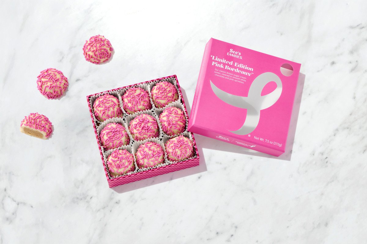    SEE'S CANDIES SWEETENS SUPPORT FOR SUSAN G. KOMEN® THIS BREAST CANCER AWARENESS MONTH