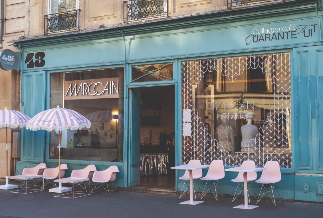 MARC CAIN TAKES OVER PARIS CAFÉ AND 150 KIOSKS DURING PARIS FASHION WEEK
