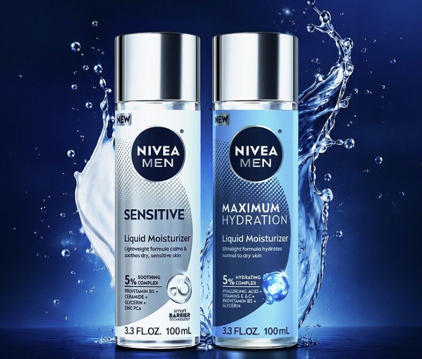   NIVEA MEN INTRODUCES NEW LIQUID MOISTURIZERS, BRINGING LIGHTWEIGHT CARE TO MEN'S DAILY ROUTINES