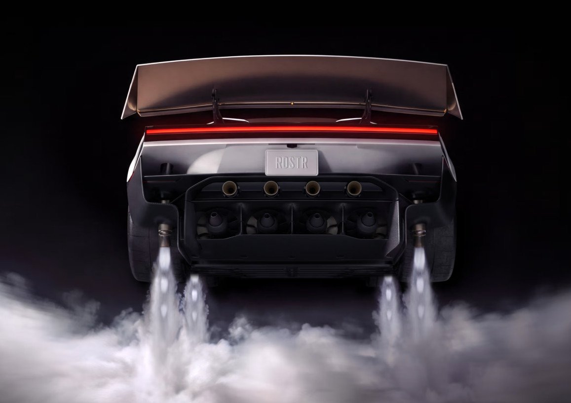   TESLA REVEALS WORLD’S FIRST FLYING CAR 