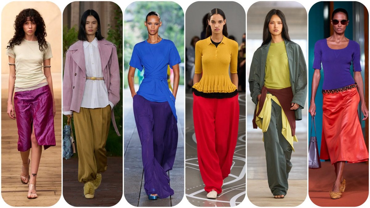 6 تنسيقات لونية من عروض ربيع 2027 تمنح الإطلالات حيوية وأناقة