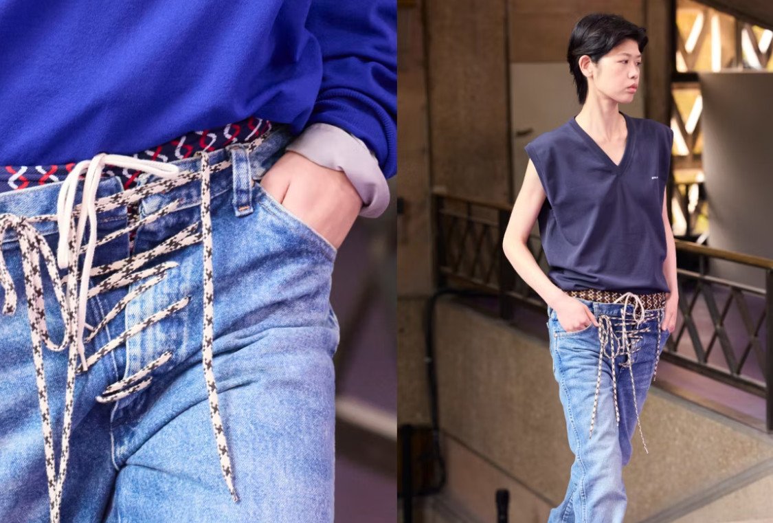  MIU MIU REWORKS WRANGLER DENIM FOR LATEST 'MIU MIU UPCYCLED' EDITION