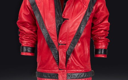 MICHAEL JACKSON'S "THRILLER" JACKET AND SHOES, MOTOWN 25 STAGE-WORN GLOVE AND 'MOONWALK' LOAFERS TO BE AUCTIONED DECEMBER 7