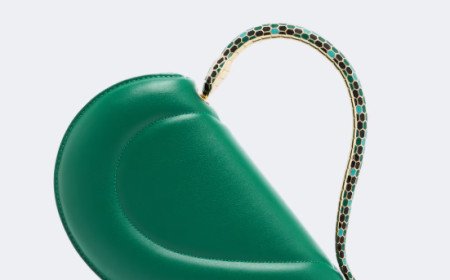  SERPENTI CUORE 1968 LEATHER TOP-HANDLE BAG BY BVLGARI