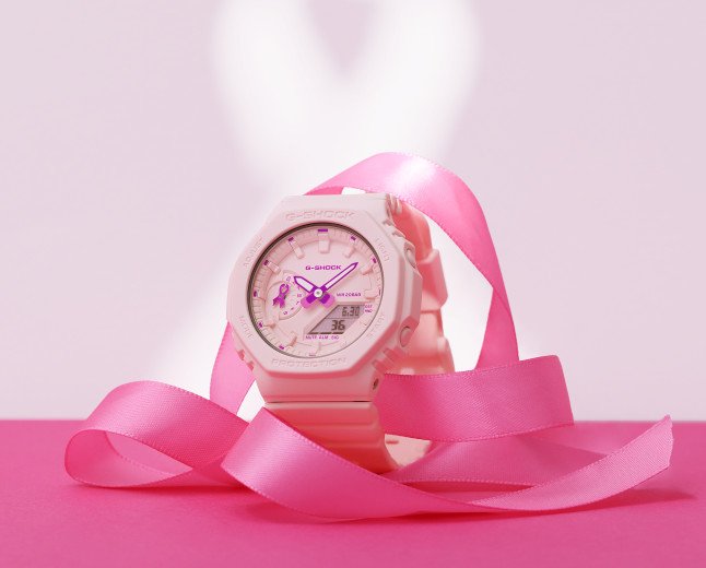  G-SHOCK'S PINK RIBBON MODEL RETURNS: THE GMAS2100PR FUELS THE NEXT BREAST CANCER BREAKTHROUGH
