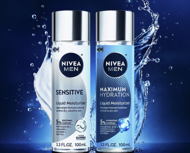   NIVEA MEN INTRODUCES NEW LIQUID MOISTURIZERS, BRINGING LIGHTWEIGHT CARE TO MEN'S DAILY ROUTINES